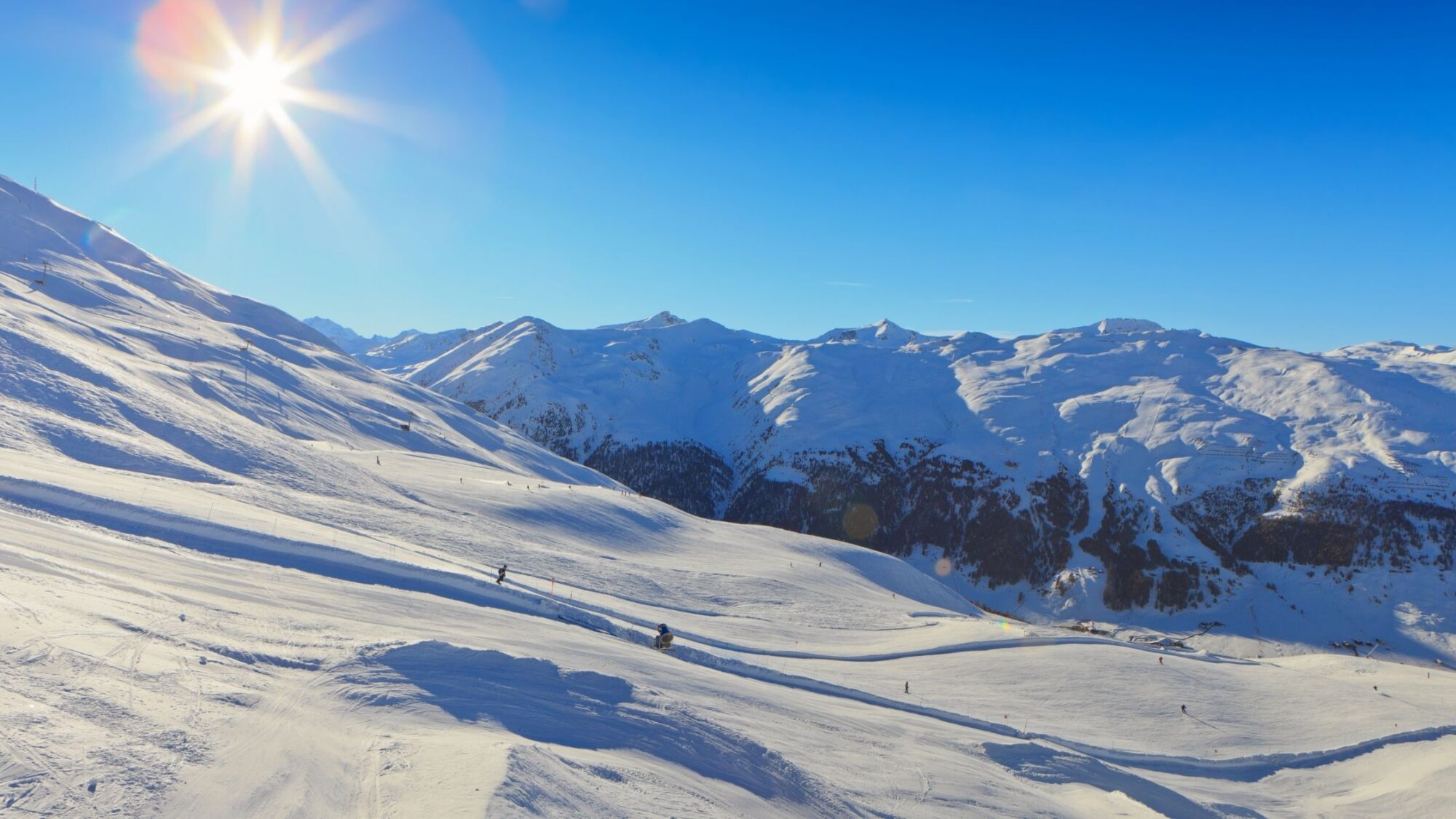 Ski Resort in the french alps